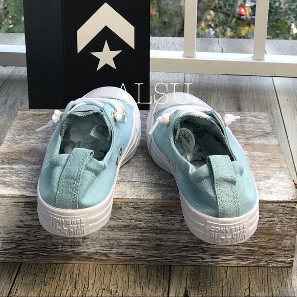 NWT Converse Ctas Shoreline OX Ocean Bliss W AUTHE - Picture 5 of 8